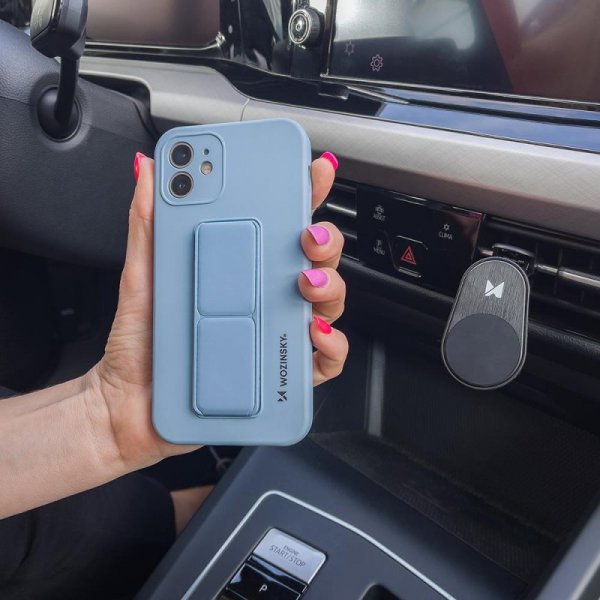 Wozinsky Kickstand Case silikonowe etui z podstawką etui Samsung Galaxy A11 / M11 czerwone