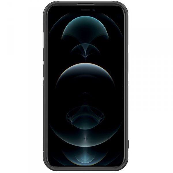 Nillkin Cyclops Case wytrzymałe etui z osłoną na aparat i składaną podstawką iPhone 13 czarny