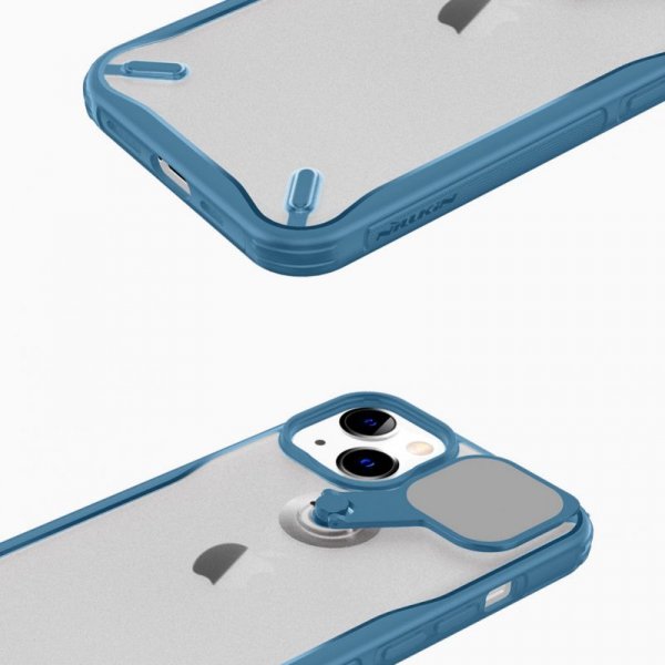 Nillkin Cyclops Case wytrzymałe etui z osłoną na aparat i składaną podstawką iPhone 13 czarny