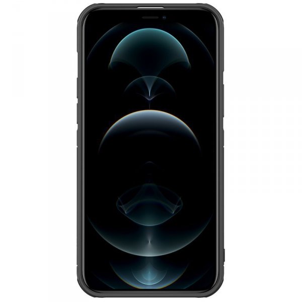Nillkin Cyclops Case wytrzymałe etui z osłoną na aparat i składaną podstawką iPhone 13 Pro czarny
