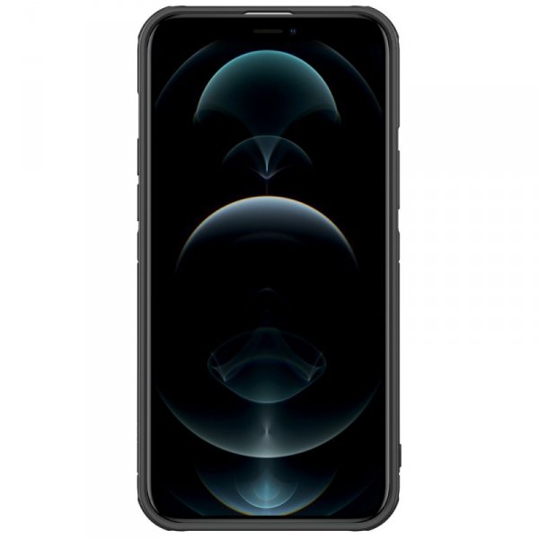 Nillkin Cyclops Case wytrzymałe etui z osłoną na aparat i składaną podstawką iPhone 13 Pro Max czarny