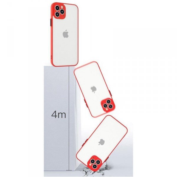 Milky Case silikonowe elastyczne półprzezroczyste etui do Samsung Galaxy A42 5G ciemnozielony
