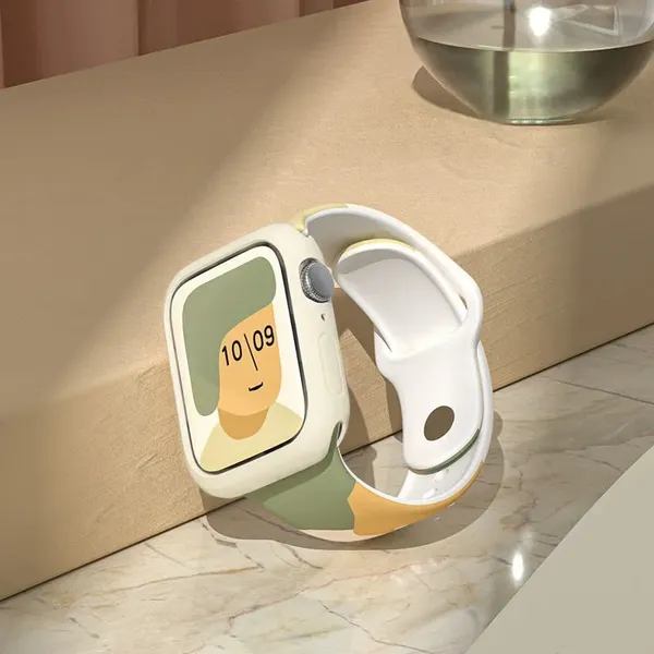 Silikonowy pasek Strap Moro bransoletka do zegarka opaska do Apple Watch 42 / 44 / 45 / 49 mm - wzór 1