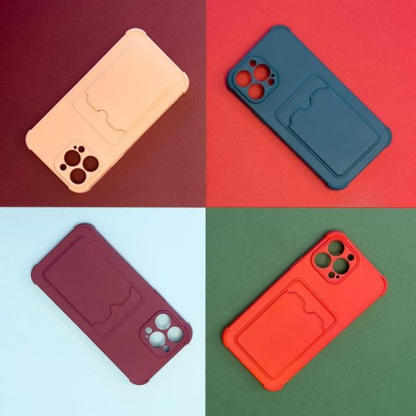 Card Armor Case etui pokrowiec do Xiaomi Redmi 10X 4G / Xiaomi Redmi Note 9 portfel na kartę silikonowe pancerne etui Air Bag zi