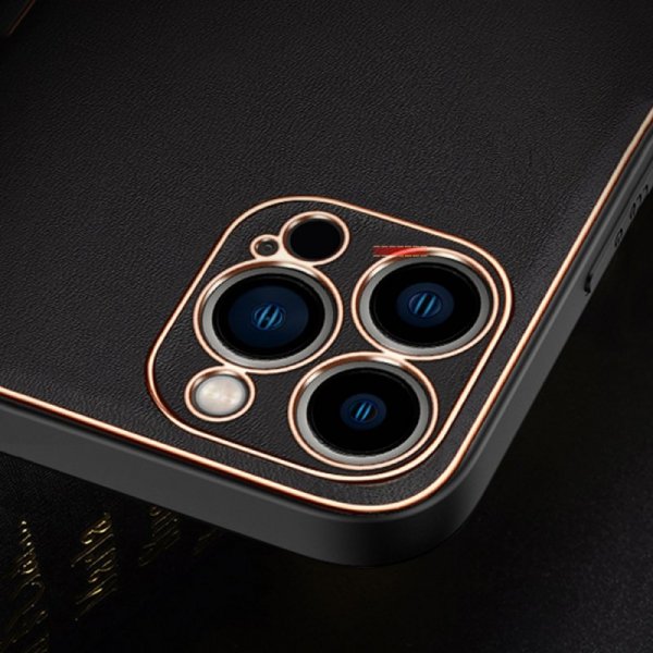 Dux Ducis Yolo eleganckie etui pokrowiec ze skóry ekologicznej iPhone 13 Pro czerwony