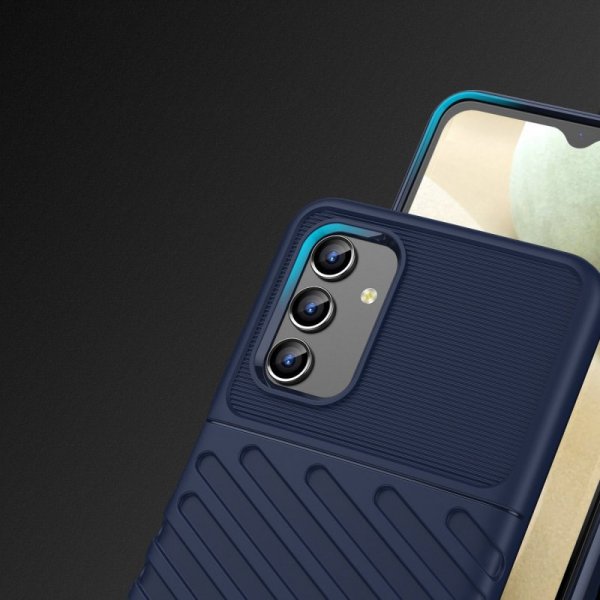 Thunder Case elastyczne pancerne etui pokrowiec Samsung Galaxy A13 5G niebieski