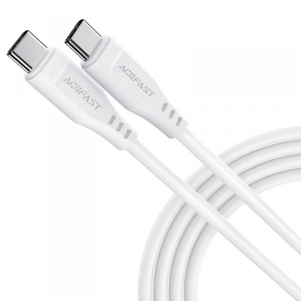 Kabel Acefast C3-03 USB-C - USB-C PD QC 60W 3A 480Mb/s 1,2m - biały