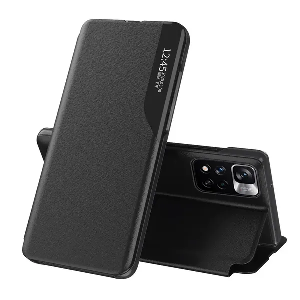 Eco Leather View Case elegancki futerał etui z klapką i funkcją podstawki Xiaomi Redmi Note 11T 5G / Redmi Note 11S 5G / Poco M4