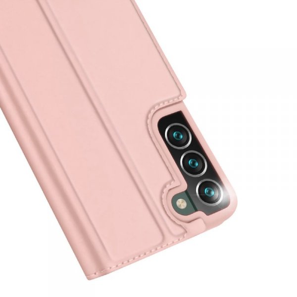 Dux Ducis Skin Pro kabura etui pokrowiec z klapką Samsung Galaxy S22+ (S22 Plus) różowy