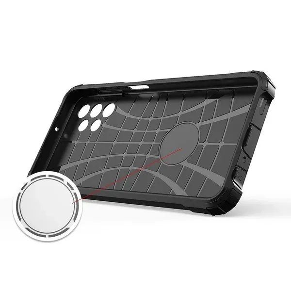 Hybrid Armor pancerne hybrydowe etui pokrowiec Samsung Galaxy A73 czarny