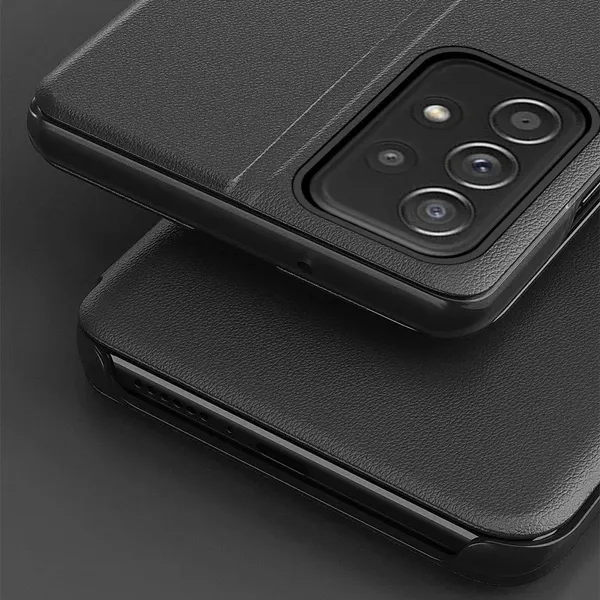 Eco Leather View Case elegancki futerał etui z klapką i funkcją podstawki Samsung Galaxy A73 czerwony