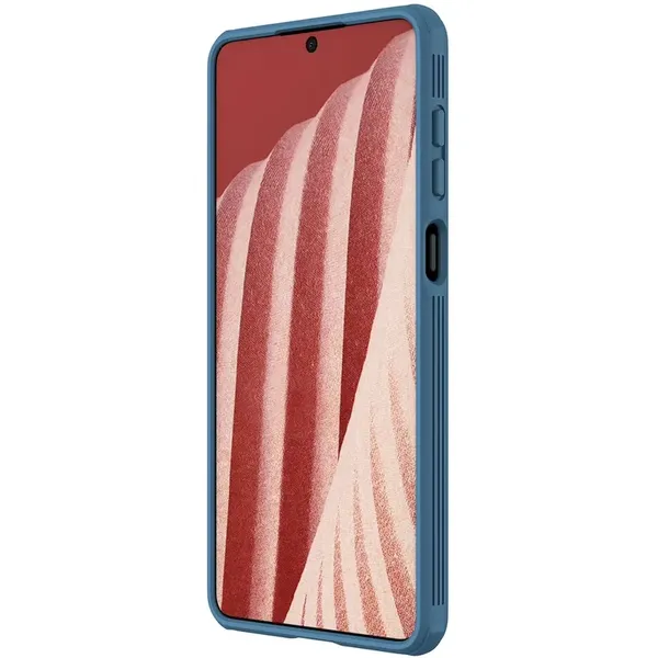 Nillkin CamShield Pro Case pancerne etui pokrowiec osłona na aparat kamerę Samsung Galaxy A73 niebieski