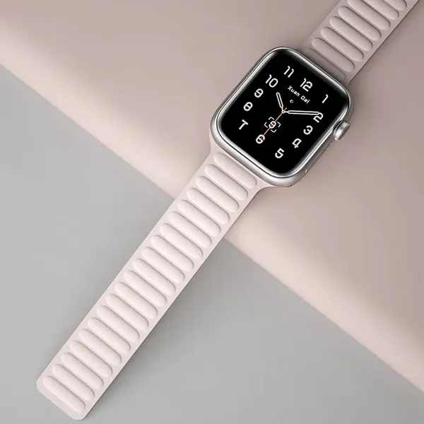 Pasek magnetyczny Magnetic Strap opaska bransoleta do Apple Watch 42 / 44 mm - brązowy