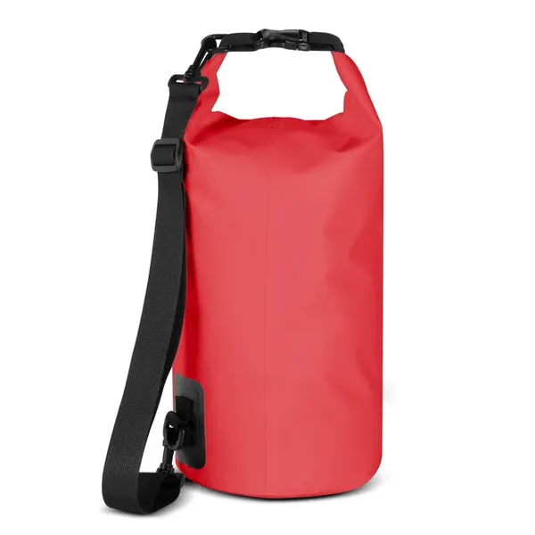Wodoodporny worek plecak PVC 10l - czerwony