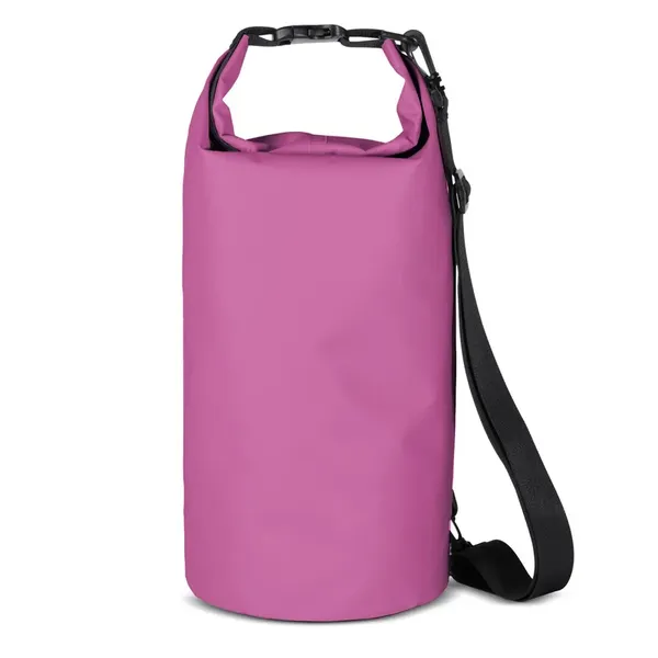 Wodoodporny worek plecak PVC 10l - różowy