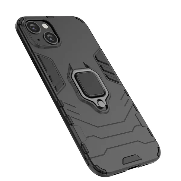 Ring Armor etui do iPhone 14 Pro pancerny pokrowiec uchwyt magnetyczny ring czarne