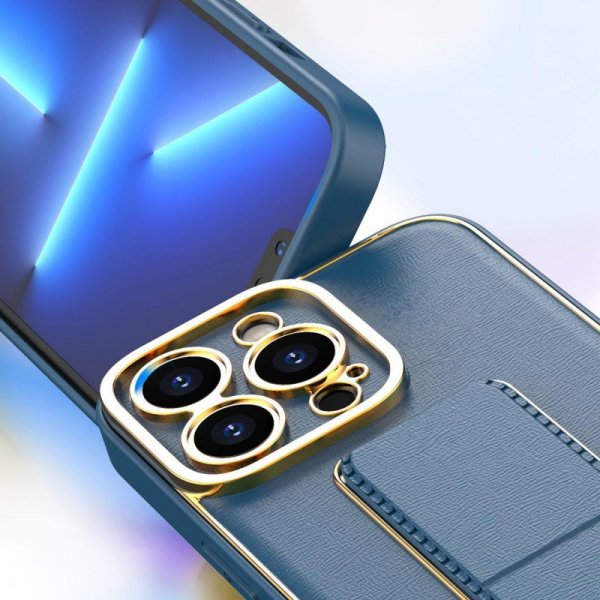 New Kickstand Case etui do iPhone 13 Pro Max z podstawką zielony