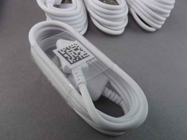 SAMSUNG EP-DG925UWE ORYGINALNY KABEL USB - MICRO USB FAST CHARGE dł.1,2m SAMSUNG GALAXY J3 J5 J7 2016 (biały)
