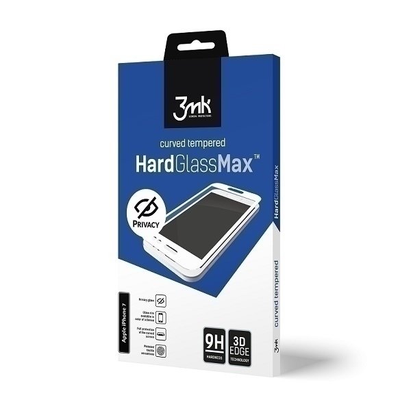 3MK Glass Max Privacy iPhone Xs Max czarny/black, FullScreen Glass Privacy