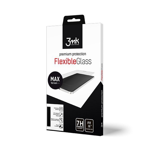 3MK FlexibleGlass Max iPhone 11 Pro Max6,5&quot; czarny/black, Szkło Hybrydowe z wzmocnionymi krawędziami