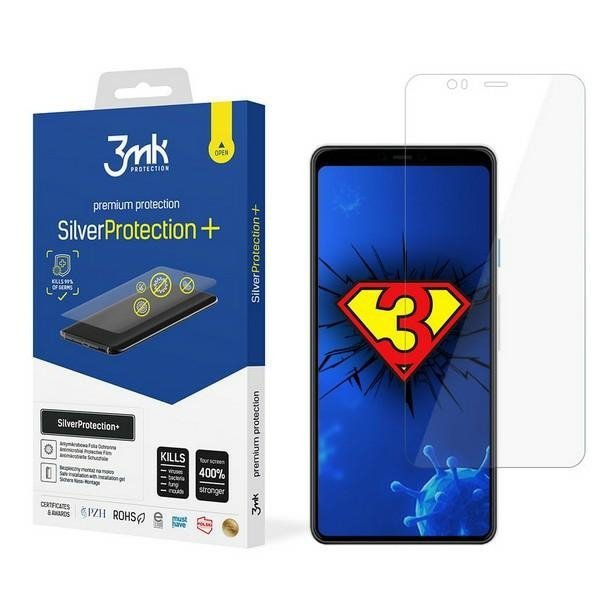 3MK Silver Protect+ Google Pixel 4 XLFolia Antymikrobowa montowana na mokro