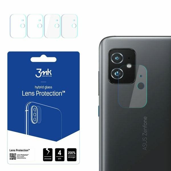 3MK Lens Protect Asus Zenfone 8Ochrona na obiektyw aparatu 4szt