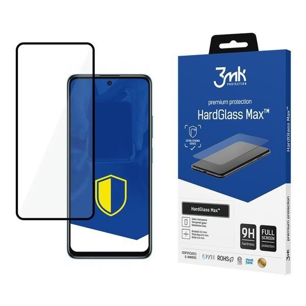 3MK HardGlass Max Xiaomi POCO M4 Pro 5Gczarny/black FullScreen Glass