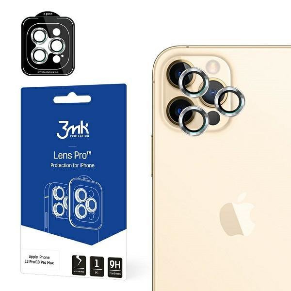 3MK Lens Protection Pro iPhone 12 ProMax Ochrona na obiektyw aparatu z ramką montażową 1szt.