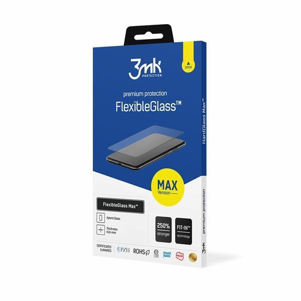 3MK FlexibleGlass Max iPhone 14 Pro Max6,7&quot; czarny/black, Szkło Hybrydowe z wzmocnionymi krawędziami