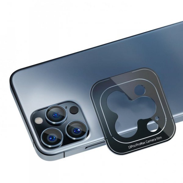 3MK Lens Protection Pro iPhone 13 Pro / 13 Pro Max niebieski/sierra blue Ochrona na obiektyw aparatu z ramką montażową 1szt.