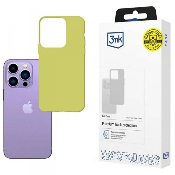 3MK Matt Case iPhone 14 Pro Max 6,7"limonka/lime