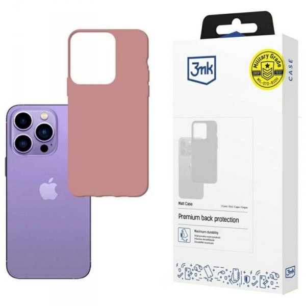 3MK Matt Case iPhone 14 Pro Max 6,7"liczi/lyche
