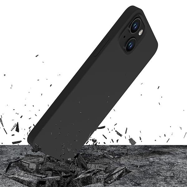 3MK Silicone Case iPhone 13 mini 5,4&quot;czarny/black