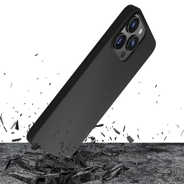 3MK Silicone Case iPhone 13 Pro 6,1&quot;czarny/black