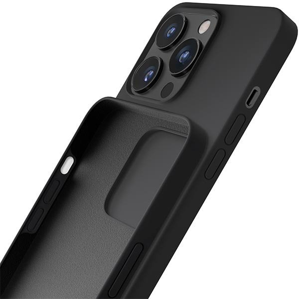 3MK Silicone Case iPhone 13 Pro 6,1&quot;czarny/black
