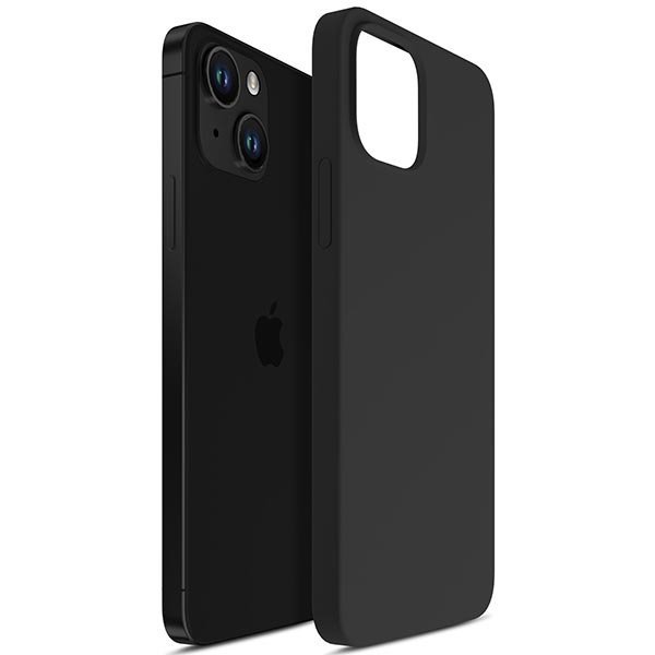 3MK Silicone Case iPhone 14 / 15 / 13 6.1&quot; czarny/black