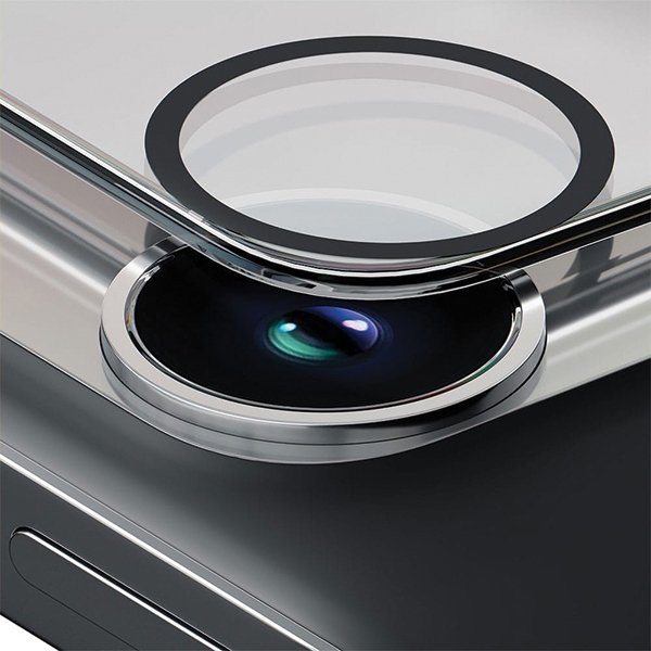 3MK Lens Pro Full Cover iPhone 15 Pro/15Pro Max Szkło hybrydowe na obiektyw aparatu z ramką montażową 1szt