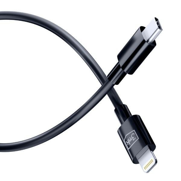 3MK Hyper Cable USB-C - Lightning20W 1.2m Czarny/Black Kabel