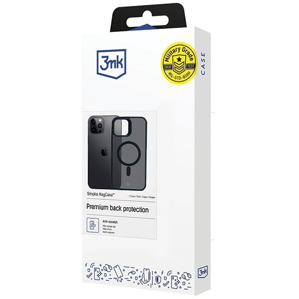 3MK Smoke MagCase iPhone 12 Pro Max 6.7&quot;