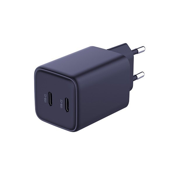 3MK Hyper Charger PD 45W ład. sieć.czarna/black + 2x USB-C Cables