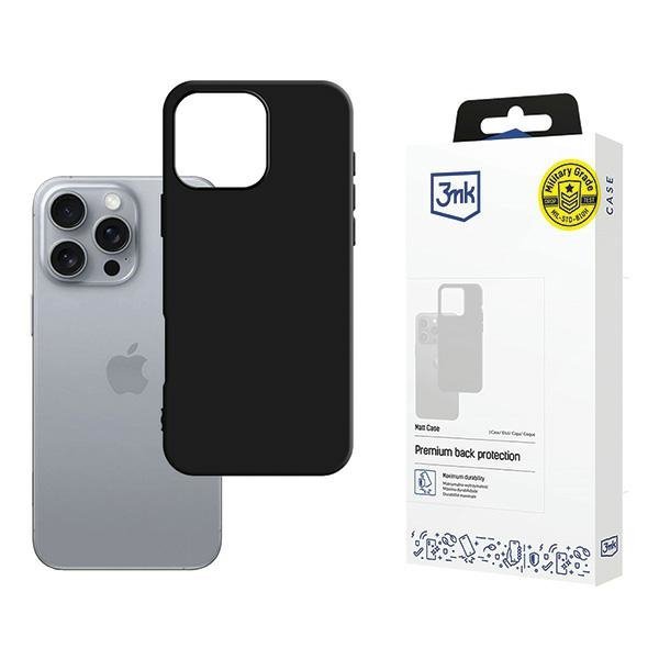 3MK Matt Case iPhone 16 Pro Max 6.9&quot;czarny/black
