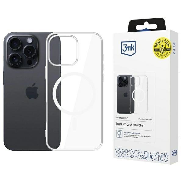 3MK Clear MagCase iPhone 16 Pro 6.3&quot;     przezroczysty/clear