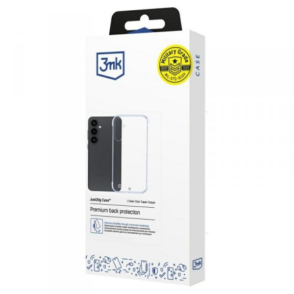 Etui 3MK Just20g Clear Case do Samsung Galaxy S25+