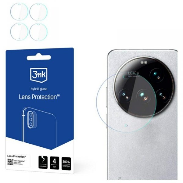Ochrona na obiektyw aparatu 3MK Lens     Protect do Xiaomi 15 Ultra 4szt