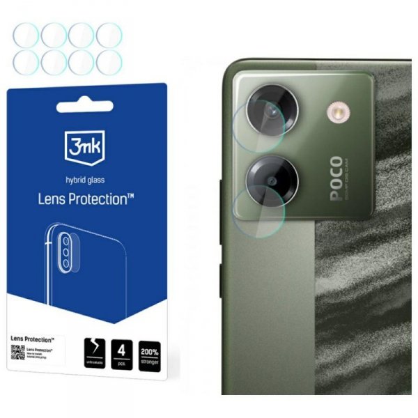 Ochrona na obiektyw aparatu 3MK Lens     Protect do POCO M7 Pro 5G 4szt
