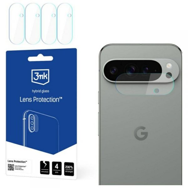 Ochrona na obiektyw aparatu 3MK Lens     Protect do Google Pixel 9 4szt