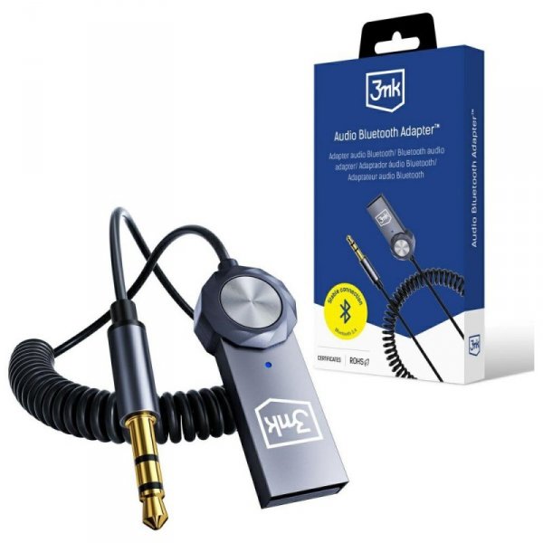 Bezprzewodowy adapter audio 3MK Audio    Bluetooth Adapter Jack 3.5mm 2w1
