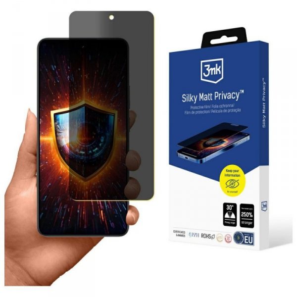 Folia prywatyzująca 3MK Silky Matt       Privacy do Realme 14 5G / 14T 5G