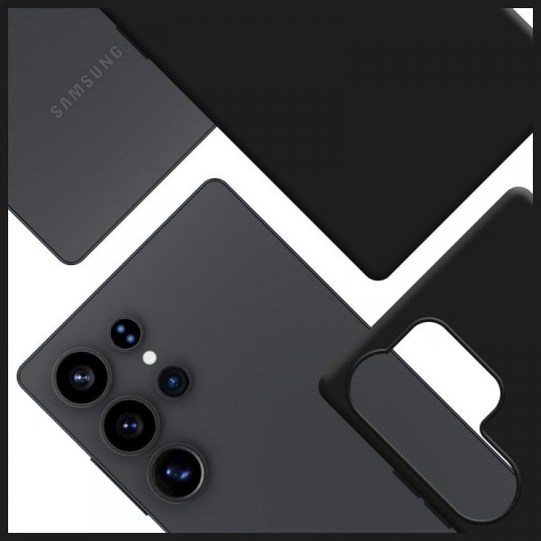 Etui 3MK Hardy MagSilicone do Samsung    Galaxy S25 Ultra czarny