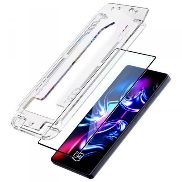 Szkło hartowane 3MK HardGlass Max        z aplikatorem do Samsung Galaxy S25 Edge